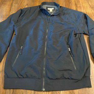 Duluth Trading Men's Black Zip Up Jacket Large Tall